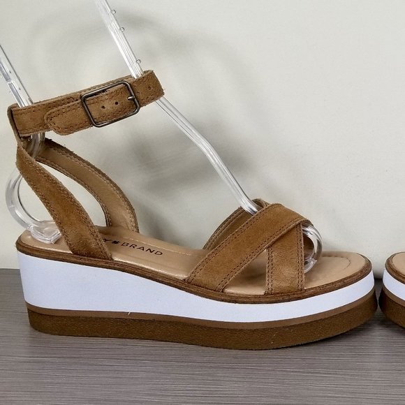 Lucky Brand Tan Platform Sandals - Picture 7 of 13